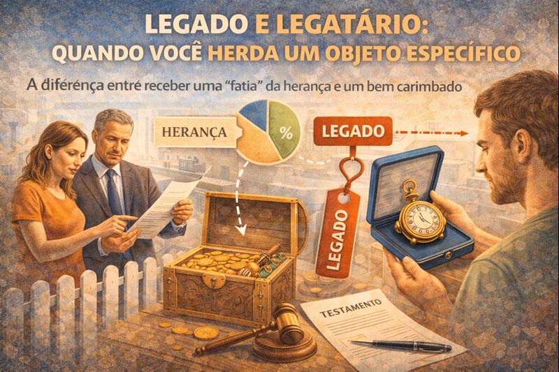 Legado e Legatário: Quando você herda um objeto específico