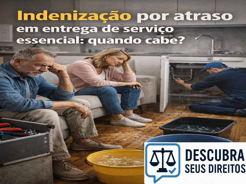 Indenização por atraso em entrega de serviço essencial: quando cabe?