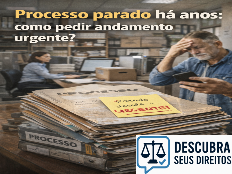 Processo parado há anos: como pedir andamento urgente?