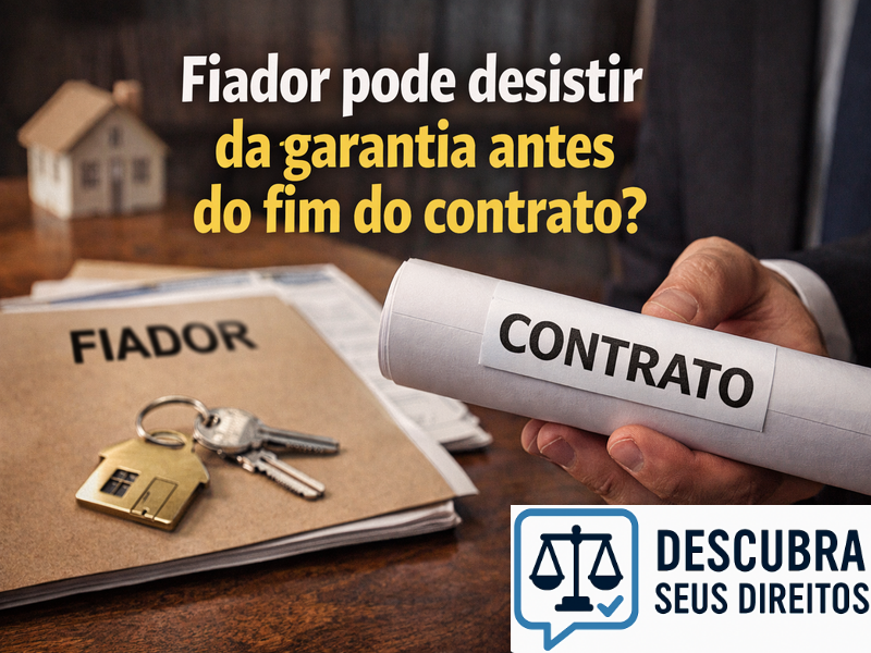 Fiador pode desistir da garantia antes do fim do contrato?