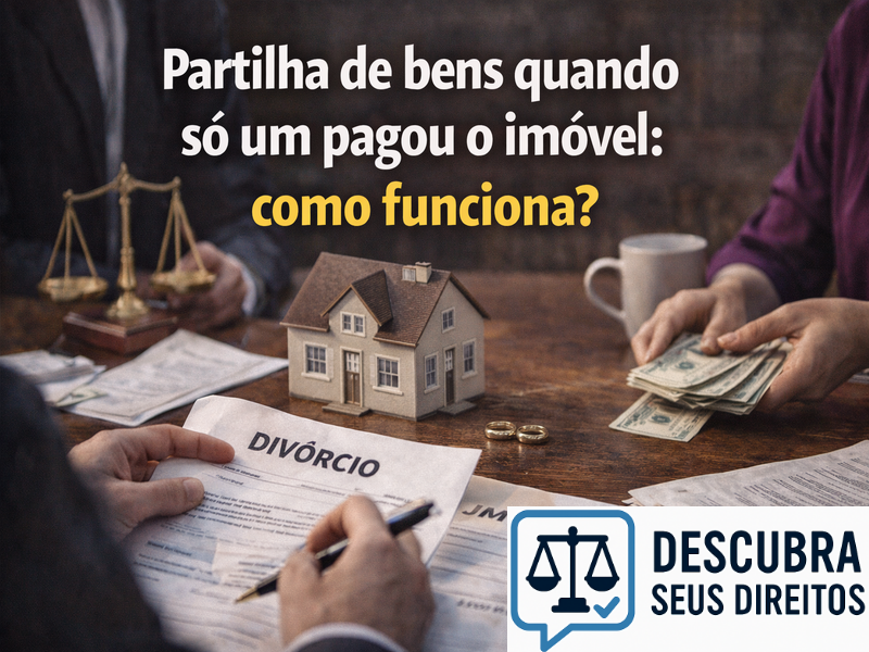 Partilha de bens quando só um pagou o imóvel: como funciona?