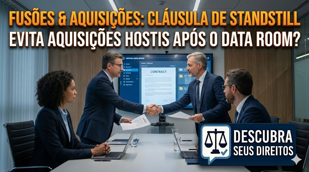Cláusula de Standstill em Fusões e Aquisições: por que empresas bloqueiam compras após abrir seus dados confidenciais