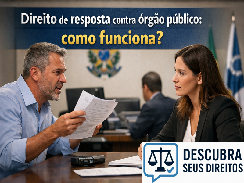 Direito de resposta contra órgão público: como funciona?