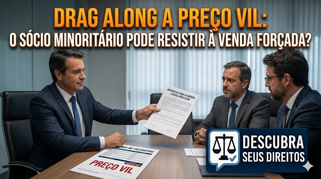 Drag Along a Preço Vil: o sócio minoritário pode impedir a venda forçada da empresa?