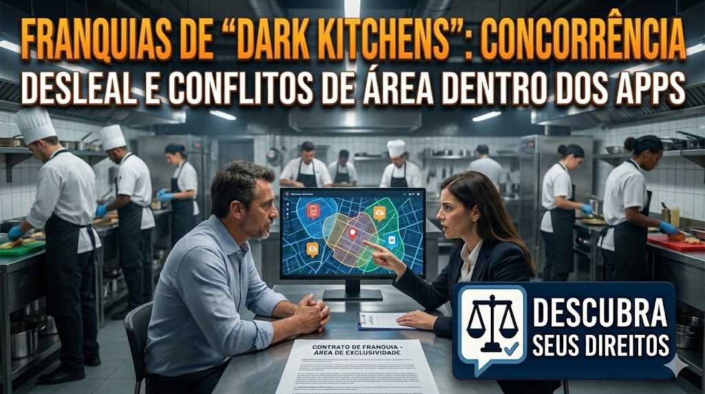 Franquias de Dark Kitchens: quando marcas da mesma rede passam a concorrer entre si nos aplicativos