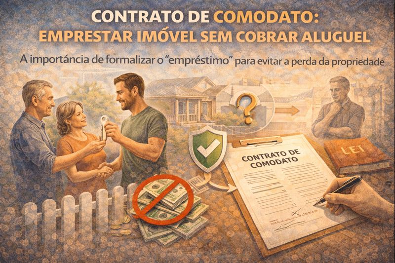 Contrato de Comodato: Emprestar imóvel sem cobrar aluguel