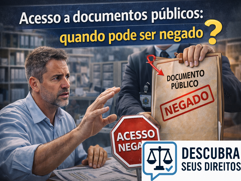 Acesso a documentos públicos: quando pode ser negado?
