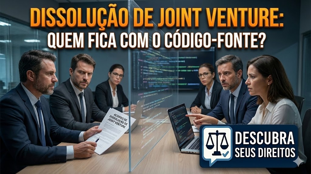 Dissolução de Joint Venture de Tecnologia: quem fica com o código-fonte desenvolvido em parceria?