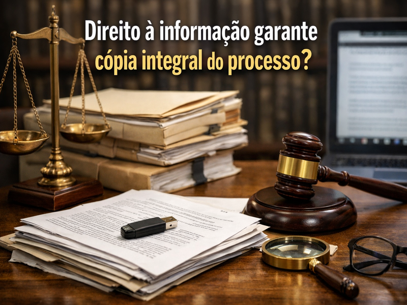 Direito à informação garante cópia integral do processo?