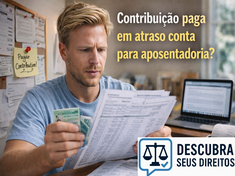 Contribuição paga em atraso conta para aposentadoria?