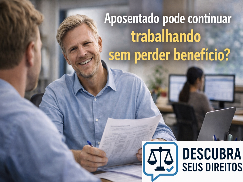 Aposentado pode continuar trabalhando sem perder benefício?