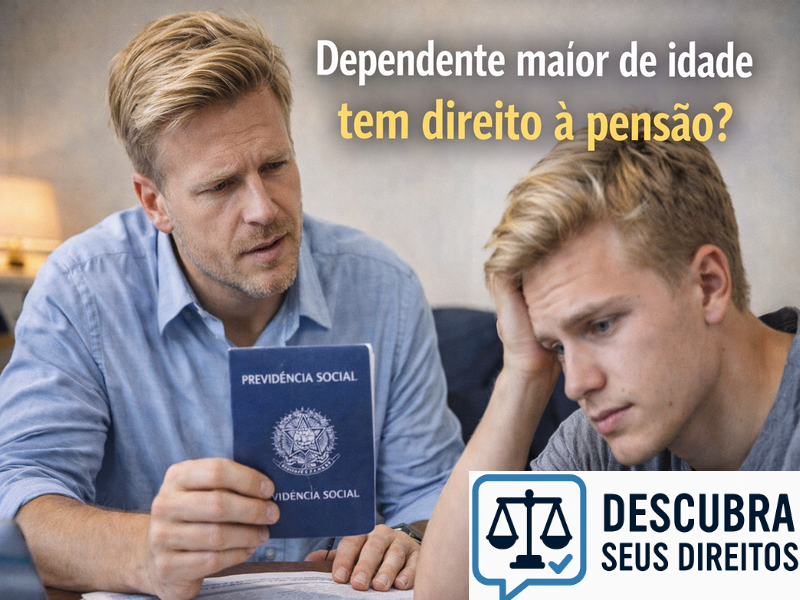 Dependente maior de idade tem direito à pensão?
