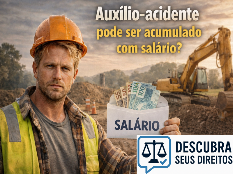Auxílio-acidente pode ser acumulado com salário?