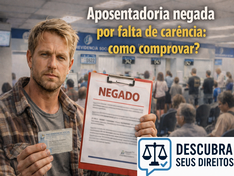 Aposentadoria negada por falta de carência: como comprovar?