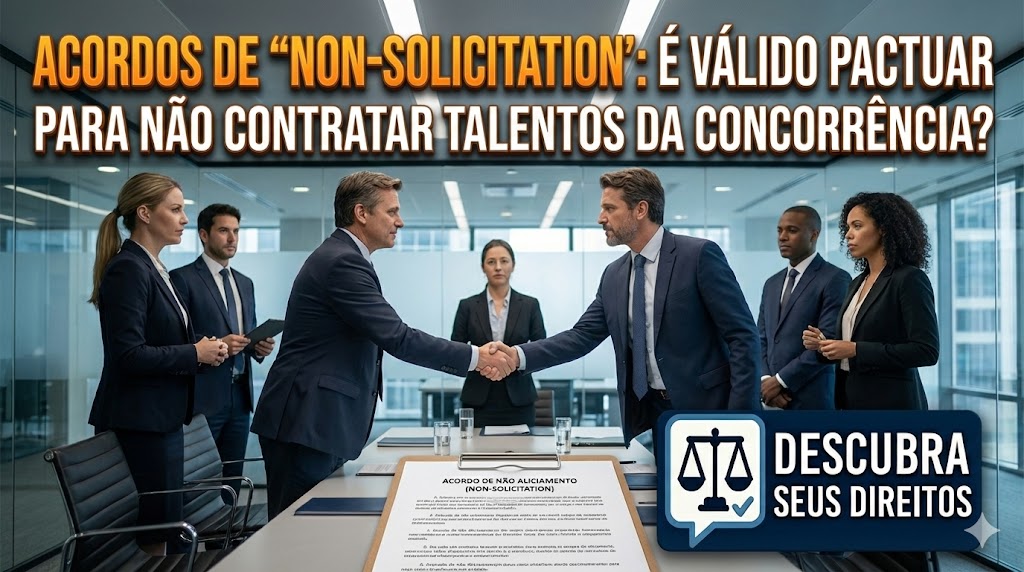 Acordos de Não Aliciamento (Non-Solicitation): empresas concorrentes podem pactuar para não “roubar” talentos umas das outras?