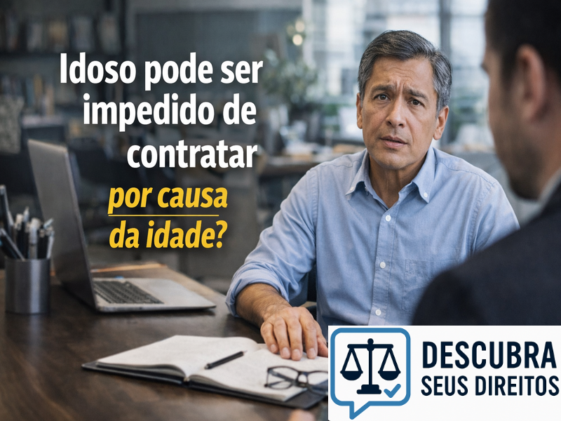 Idoso pode ser impedido de contratar por causa da idade?