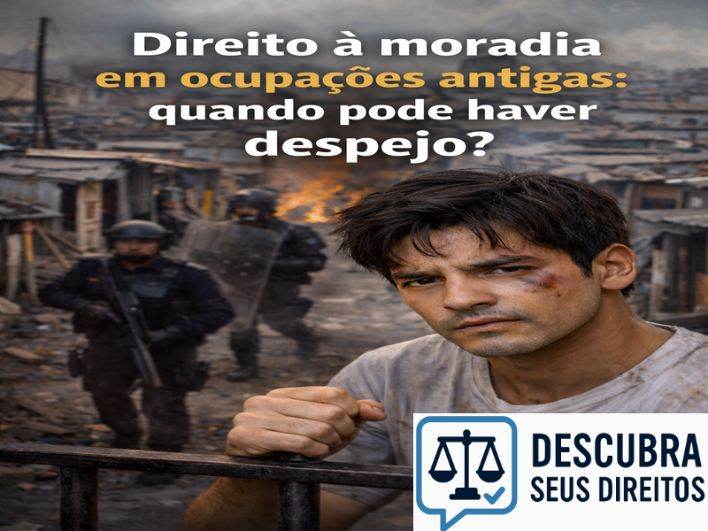 Direito à moradia em ocupações antigas: quando pode haver despejo?