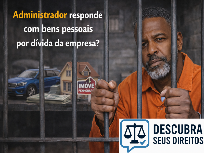 Administrador responde com bens pessoais por dívida da empresa?