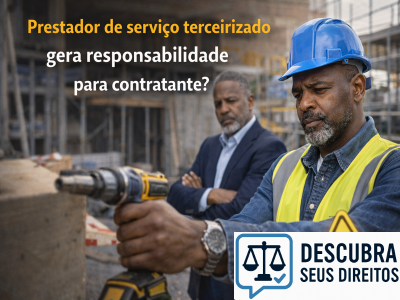 Prestador de serviço terceirizado gera responsabilidade para contratante?