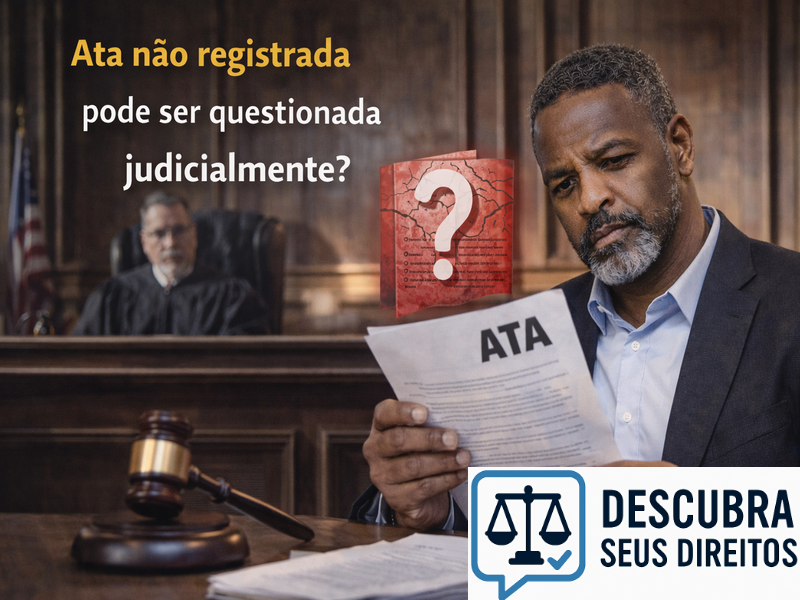 Ata não registrada pode ser questionada judicialmente?
