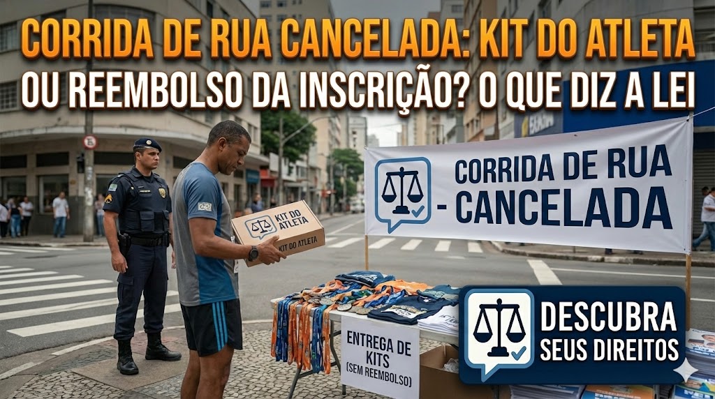 Corridas de Rua Canceladas: o organizador pode apenas enviar o “kit do atleta” ou é obrigado a reembolsar a inscrição?