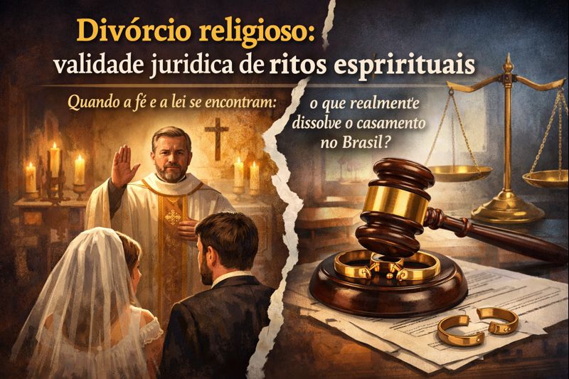 Divórcio religioso vale no Brasil? O que realmente dissolve o casamento