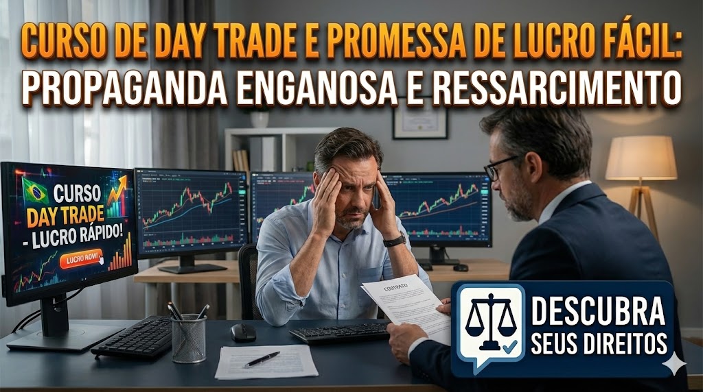 Cursos de “Day Trade”: propaganda enganosa e o direito ao ressarcimento por promessas de ganhos surreais