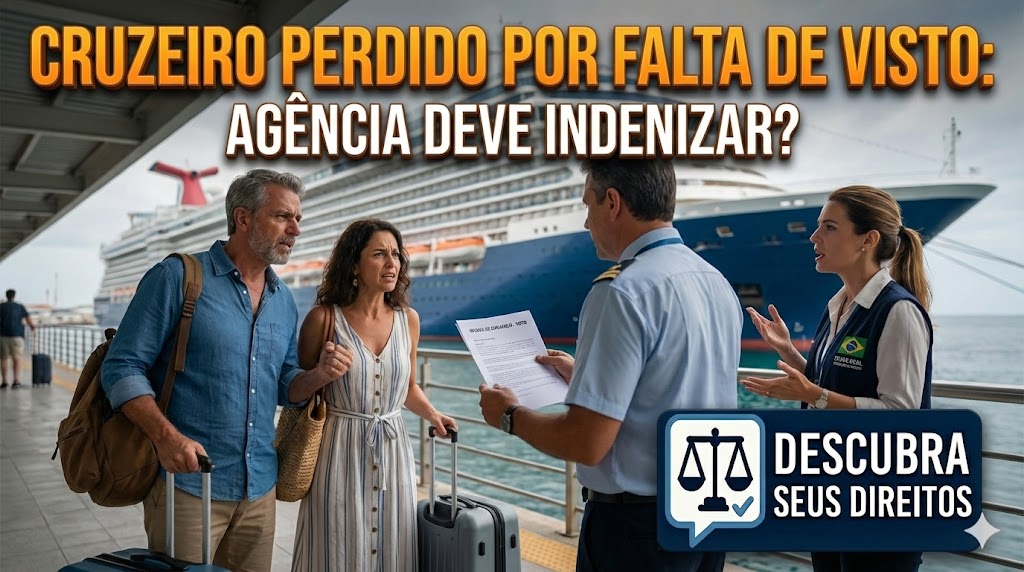 Falta de Visto de Trânsito em Cruzeiros: a agência responde pela recusa de embarque?