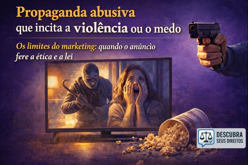 Propaganda abusiva que incita a violência ou o medo