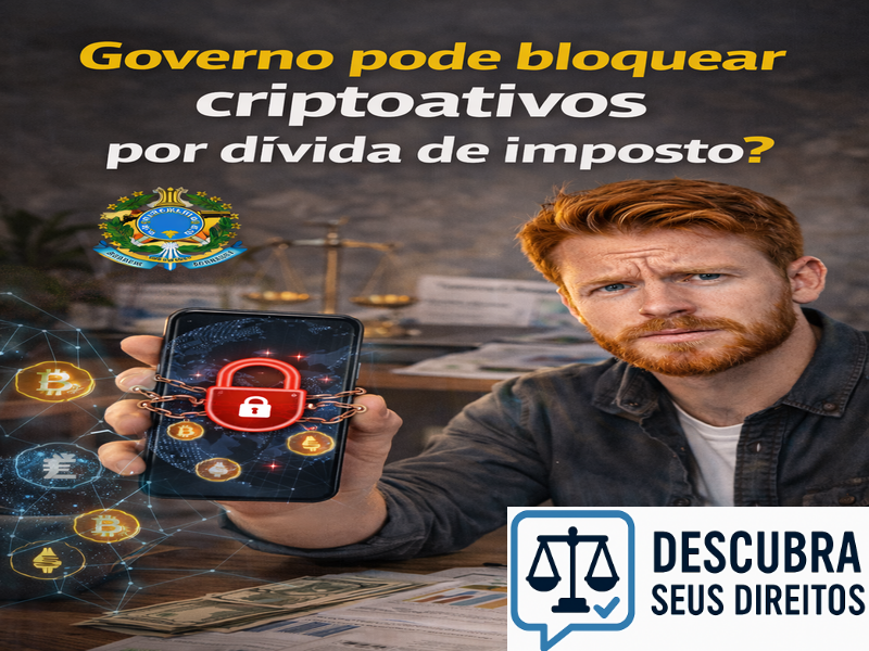 Governo pode bloquear criptoativos por dívida de imposto?
