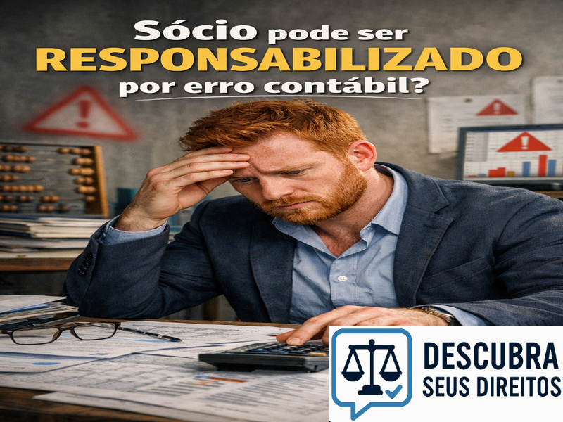 Sócio pode ser responsabilizado por erro contábil?