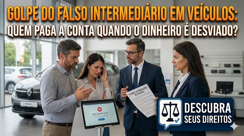 “Golpe do Falso Intermediário” na Venda de Veículos: quem responde quando o dinheiro é desviado?