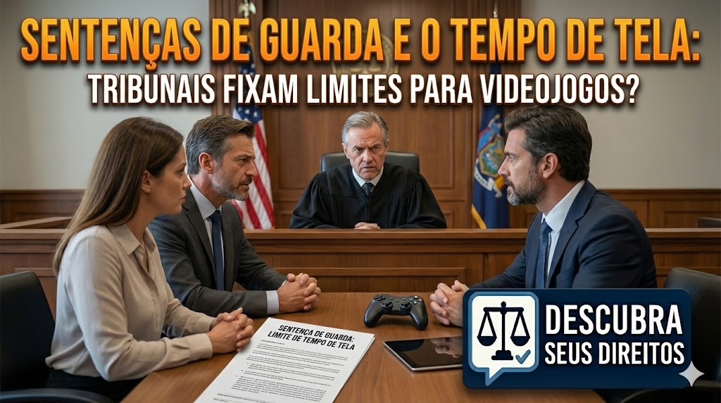 Regulação do Tempo de Ecrã (Videojogos): tribunais podem fixar limite de horas em sentenças de guarda?