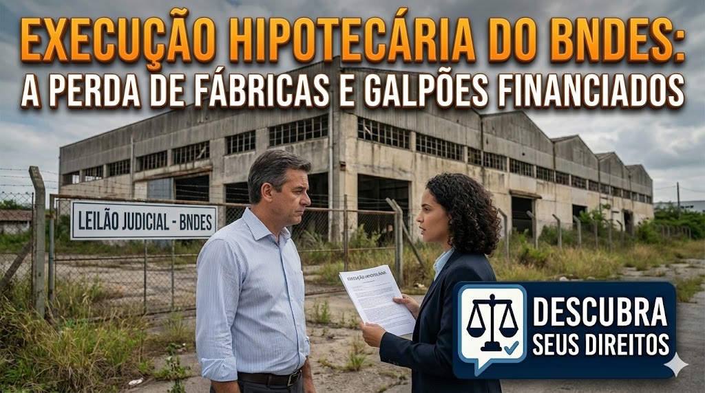 Execução Hipotecária do BNDES: empresa pode perder galpões e fábricas financiadas com dinheiro público?