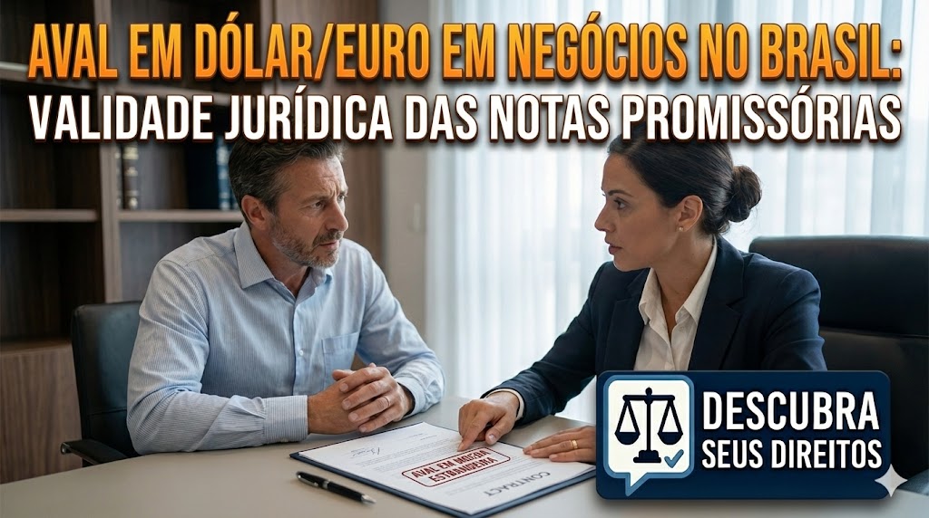 Aval em Moeda Estrangeira: é válida a nota promissória atrelada ao Dólar ou Euro em contratos internos?