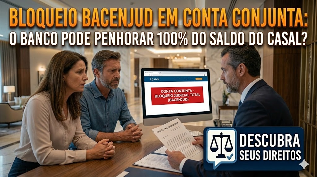 Bloqueio via BacenJud em Conta Conjunta: o banco pode reter 100% do saldo se só um dos titulares é devedor?