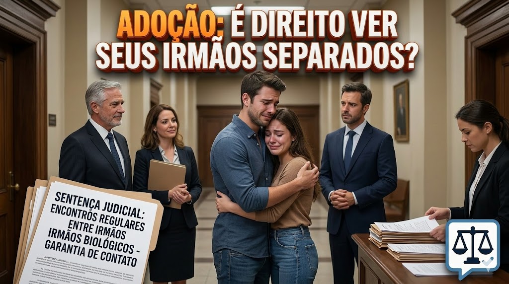 O Direito de Irmãos Adotados Separadamente: é possível impor judicialmente encontros regulares entre irmãos biológicos acolhidos por famílias diferentes?
