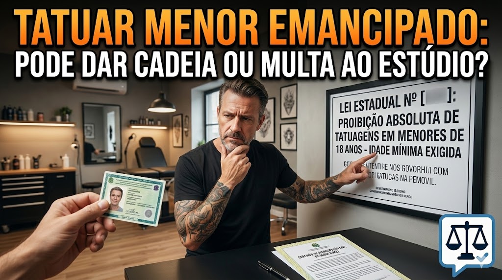 Proibição de Tatuagens em Menores Emancipados: a emancipação civil não afasta a vedação sanitária