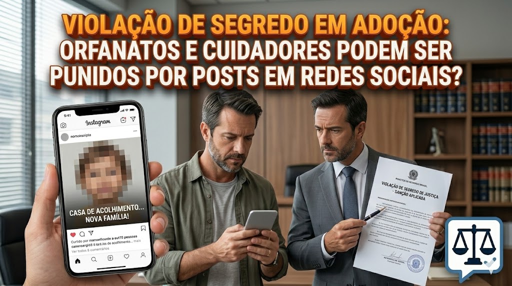Violação de Segredo de Justiça em Processos de Adoção: as consequências para quem divulga fotos e dados da criança