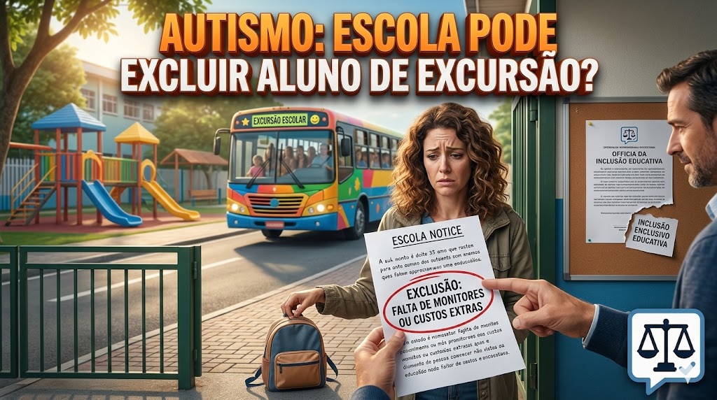 Alunos com Autismo Excluídos de Excursões Escolares: a justificativa de “falta de monitores” configura infração gravíssima
