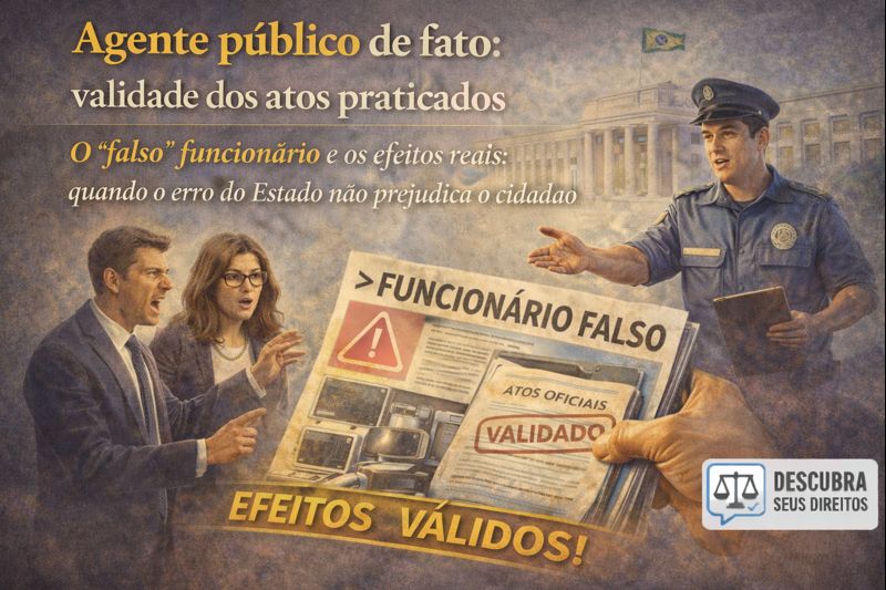 Agente público de fato: validade dos atos praticados