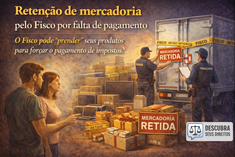 Retenção de mercadoria pelo Fisco por falta de pagamento