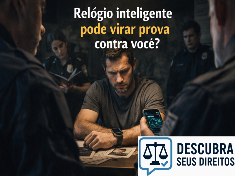 Relógio inteligente pode virar prova contra você? Entenda quando isso pode acontecer