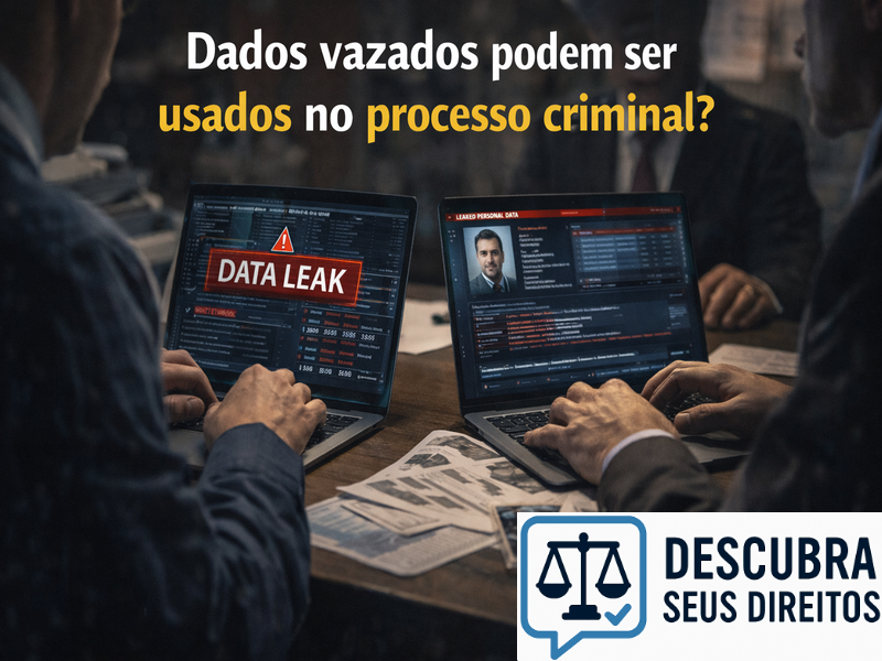 Dados vazados podem ser usados no processo criminal? Entenda os limites legais