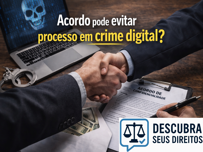 Acordo pode evitar processo em crime digital? Entenda quando isso é possível
