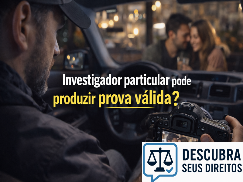 Investigador particular pode produzir prova válida? Entenda os limites