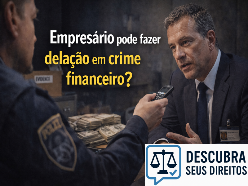 Empresário pode fazer delação em crime financeiro? Entenda como funciona
