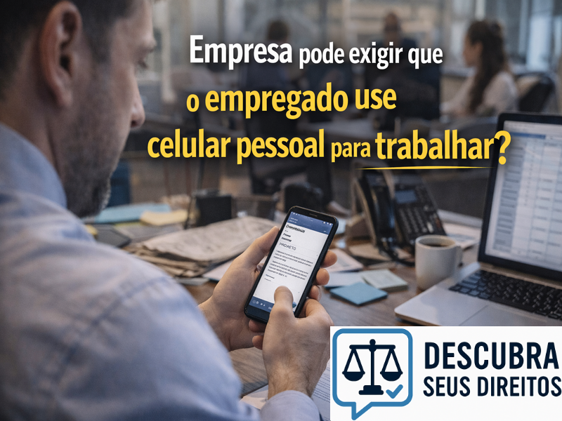 Empresa pode exigir que o empregado use celular pessoal para trabalhar? Entenda seus direitos
