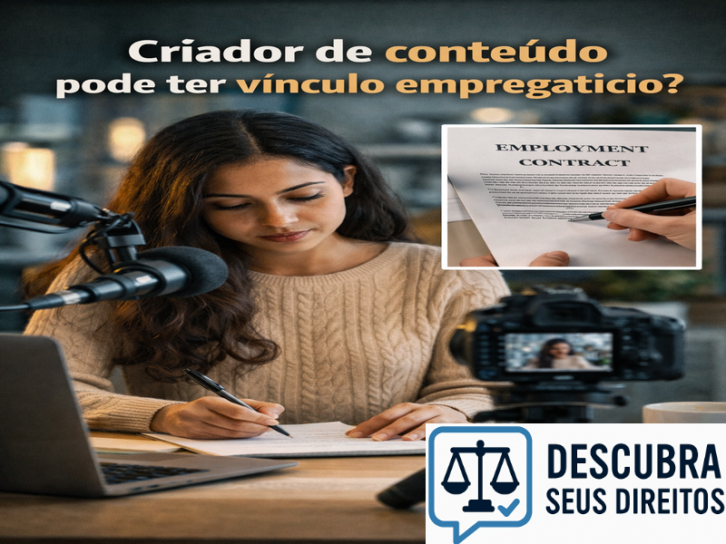 Criador de conteúdo pode ter vínculo empregatício? Entenda quando isso pode acontecer