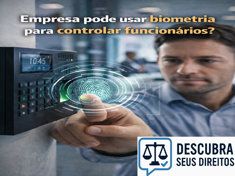 Empresa pode usar biometria para controlar funcionários? Entenda os limites